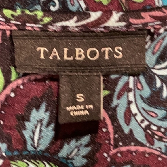 Talbots Paisley Print Tunic - EUC - Picture 5 of 6